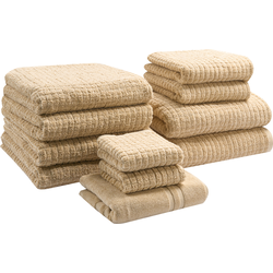 Beliani ATAI - Handdoek-Beige-Katoen