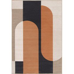 Garden Impressions Art deco karpet - 120x170 cm - terra