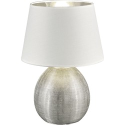 Moderne Tafellamp  Luxor - Kunststof - Zilver