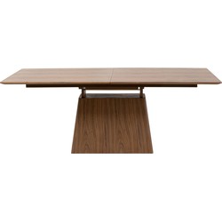 Uitschuifbare Eettafel Benvenuto Walnut 200(50)x110cm