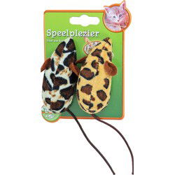 Katten-speelgoed safari muis kaart 2st