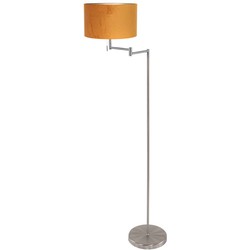 Mexlite vloerlamp Bella - staal - metaal - 45 cm - E27 fitting - 3877ST