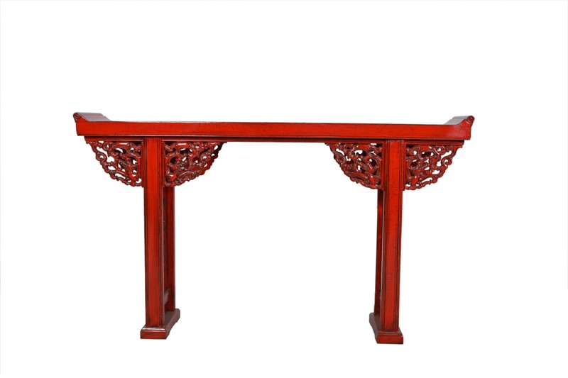 Fine Asianliving Fine Asianliving Chinese Sidetable Details Rood - 