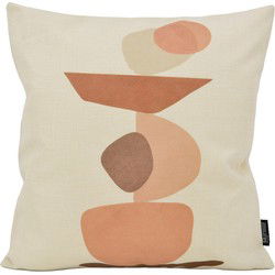 Sierkussen Abstract Stones | 45 x 45 cm | Katoen/Linnen