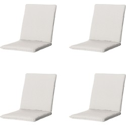 Madison -  Stapelstoelkussen Napels sand - Ca. 97x49 cm - Set van 4