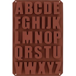 Krumble Bakvorm Alfabet - Silicoon - Bruin