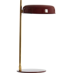 Light & Living - tafellamp - Maleka - rood - metaal - bureaulamp - E27 - 1890617