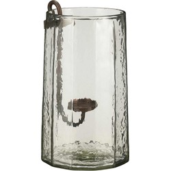 Mica Decorations Lantaarn Cynthia - 20.5x20.5x34 cm - Glas - Transparant