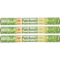 Wierook stokjes Patchouli 80x stuks - Anti stress - rustgevend - Wierookstokjes