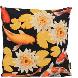 Sierkussen Koi Waterlily | 45 x 45 cm | Katoen/Polyester