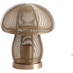 Light & Living - Tafellamp MUSHROOM - Ø20x24cm - Goud