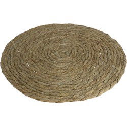 Pannen onderzetter - 32 cm - zeegras - rond - onderlegger - Panonderzetters