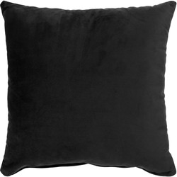 Lido Cushion - Cushion in black velvet HN1007