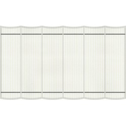 Compleet pakket: Shadow Comfort Harmonicadoek 2x5m Mineral White met buitendoekreinger