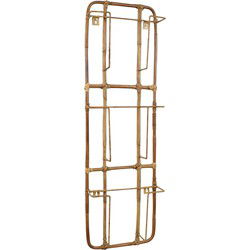 LOFT42 Bamboe Tijdschriftenrek Large - Bruin - 96x30x10