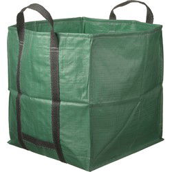 Tuinafvalzak - vierkant - opvouwbaar - groen - 252 liter - Tuinafvalzak