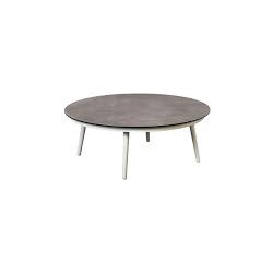 Sushi coffee table dia. 50x35 cm aluminium salix/vulcano - Yoi