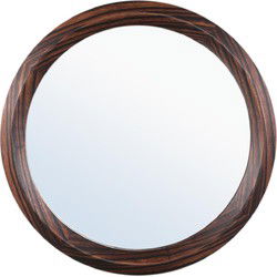 PTMD Spiegel Nibbi - 65x5x65 cm - Hout - Bruin