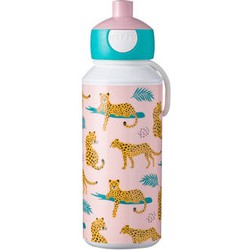 Drinkfles pop-up Campus 400 ml Leopard