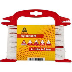 Nylonkoord wit 4mm II