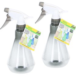 3x stuks plantenspuiten zwart 500 ml - Plantenspuiten