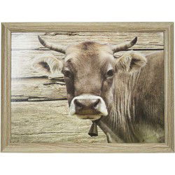 Mars & More Schootkussen - koeien print - laptray - 43 x 33 cm - Dienbladen