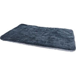 Boon plaid supersoft 85x60 cm grijs/grijs