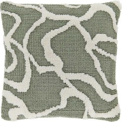 Unique Living - Sierkussen Nanou Tea Green -45x45cm