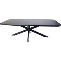 Torrington dining tafel midnight grey 240 x 110 cm