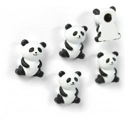 Trendform Magnetische Panda - set van 5 zwart/wit