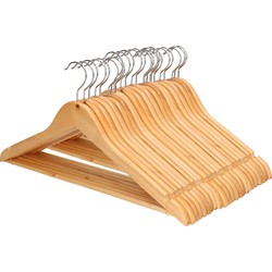 Luxe houten kledinghangers 24 stuks - Kledinghangers