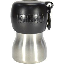 KONG H2O DRINKFLES RVS ZWART 280 ML
