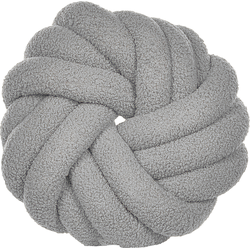 AKOLA - Sierkussen - Grijs - 31 x 31 cm - BouclÃ©