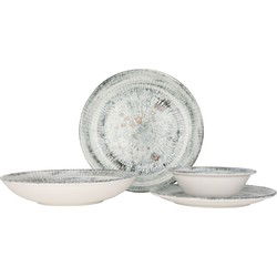 Bonna Serviesset (Large) - Odette - 24 delig - 6 Personen - Porselein