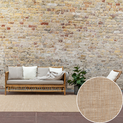 Jute buitenkleed Naturel Plain - Interieur05 Beige - Polypropyleen - 160 x 230 cm - (M)