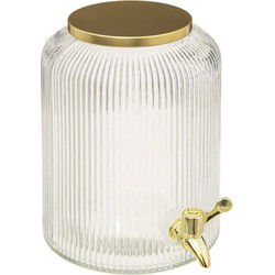 Secret de Gourmet Drankdispenser - 5L - goudkleurig kraantje - Drankdispensers