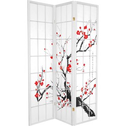 Fine Asianliving Japanse Kamerscherm B135xH180cm 3 Panelen Shoji