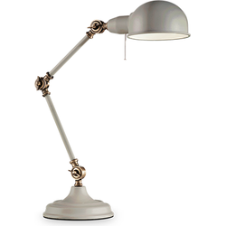 Moderne Tafellamp Truman - Grijs - Ideal Lux - E27