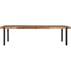 DTP Home Dining table Beam,78x300x100 cm, 8 cm recycled teakwood top