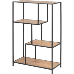 Vic houten boekenkast naturel - 77 x 114 cm