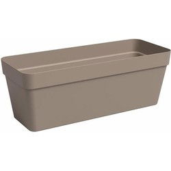 Bloempot - Kunststof - Taupe - Rechthoekig - L49,9 x D20 x H18,1cm - ARTEVASI