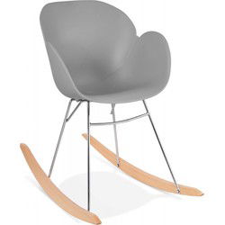 Designer schommelstoel BASKUL 99x59x79 cm Grijs