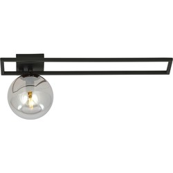 Minimalistische plafondlamp Sorrentino Zwart