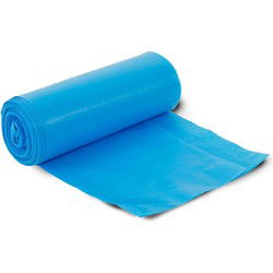 Grofvuil afvalzak - 30x - blauw - 120 liter - extra stevig - tuin - Tuinafvalzak