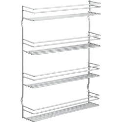 Metaltex Space Saver Smart Kitchen Pepito Kruidenrek 4 Etages 36x8x45 cm Zilver