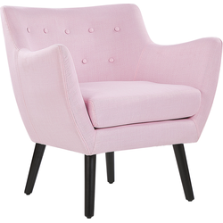 Beliani DRAMMEN - Fauteuil-Roze-Polyester