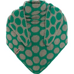 Knit Factory Liva Omslagdoek - Bright Green/Urban Green - 180x75 cm