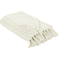 BERE - Bedsprei - Gebroken wit - 220 x 240 cm - Katoen
