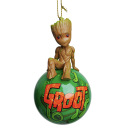 Ornament plastic 3d groot bauble