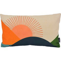 Mountain Sunset | 30 x 50 cm | Kussenhoes | Katoen/Linnen